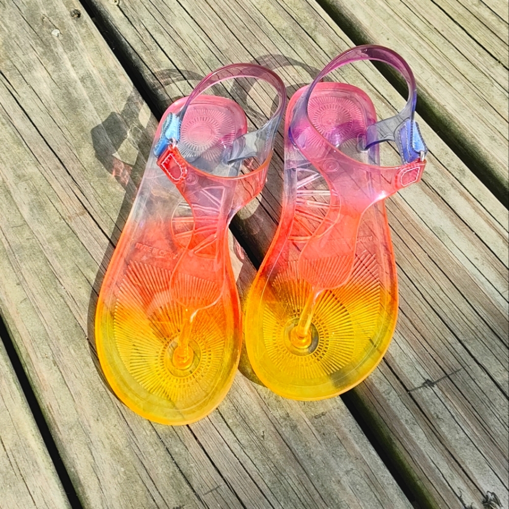 Ombre Sunset Sandals - Picture 1 of 2